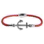Akzent Echtlederarmband, geflochten, mit Edelstahl, Rot image_5040013-004_1_1280x1280