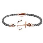Akzent Echtlederarmband, geflochten, mit Edelstahl, Grau image_5040013-007_1_1280x1280