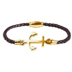 Akzent Echtlederarmband, geflochten, mit Edelstahl, Braun image_5040013-009_1_1280x1280