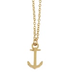 Akzent Edelstahlkette mit Anhänger, 43+5cm Gold image_5010344-002_1_1280x1280
