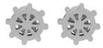 Akzent Edelstahl Ohrstecker, Schiffsrad, Steuerrad, Silber image_5050099-001_3