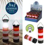 LED Taschenlampe Leuchtturm mit 3 Funktionen 81860