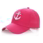 Baseball Cap "Anker" Mütze Maritim Snapback Unisex C022-AN-pink-1
