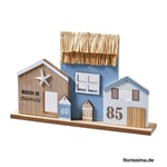 Strandhaus Holz 30x5x18,5cm stehend A61747000-127724
