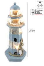 Leuchtturm mit LED Licht aus Holz 1301120_8