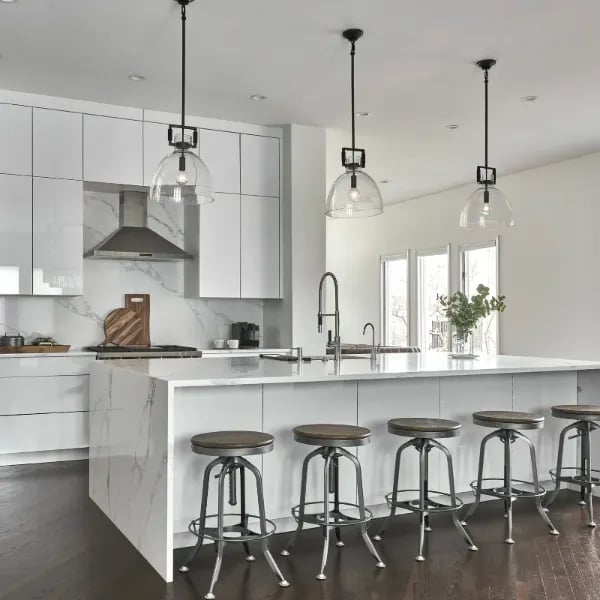 Contemporary White Kitchen Project
