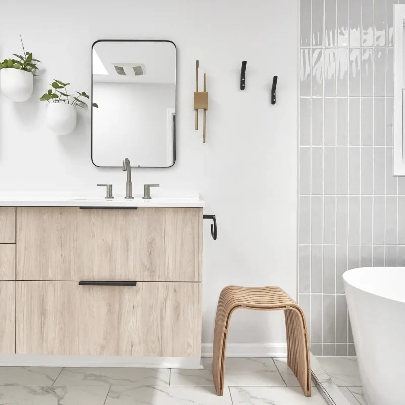 Modernized Open Layout Bathroom Project