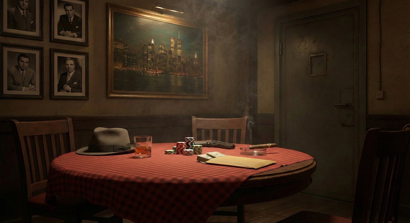 Media Mini puzzle themed around Mob Movies