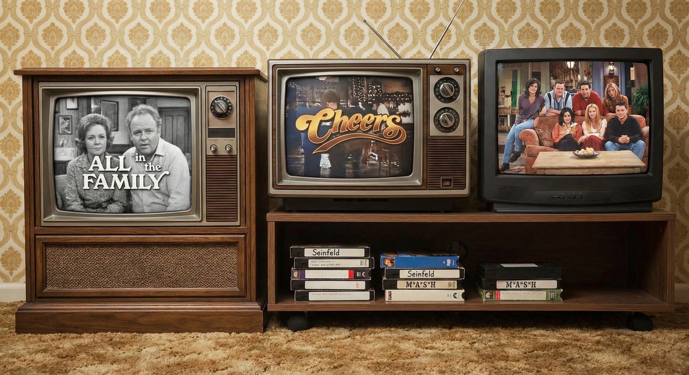 Media Mini puzzle themed around Classic TV Shows from 70s,80s,90s and 2000s