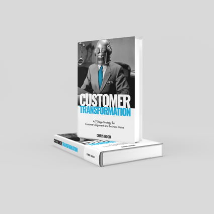 Customer Transformation by Chris Hood, Book Mockup