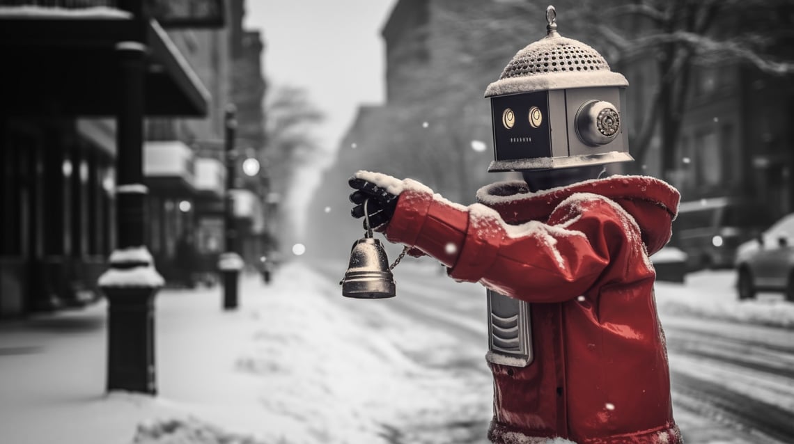 Robot Bell Ringer - Customer Transformation for Nonprofits