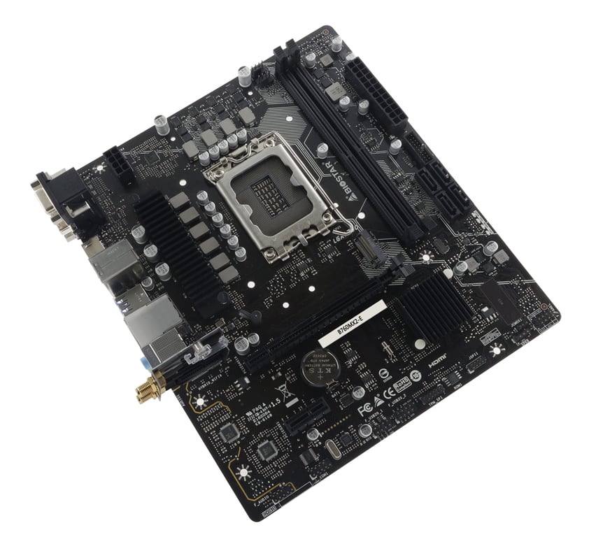 Biostar B760MX2-E płyta główna Intel B760 LGA 1700 micro ATX