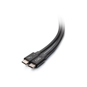C2G C2G28886 0,76 m 40 Gbit/s Schwarz