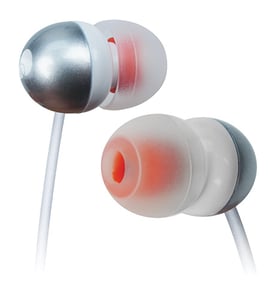Cygnett SpaceBuds Kopfhörer, kabelgebunden, In-Ear, Musik, Silber