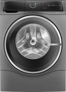 Bosch Serie 8 WNC254AS0 Washer-Dryer, Freestanding, Front-Loading, Stainless Steel