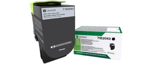 Lexmark 71B20K0 Toner Cartridge, 1 pc. Genuine Black