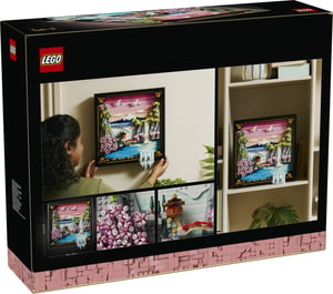 LEGO ART Japoński krajobraz z kwitnącą wiśnią