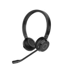 Jabra Evolve 65 TE Headset, trådbundet och trådlöst, huvudband, kontor/callcenter, USB typ A, Bluetooth, svart