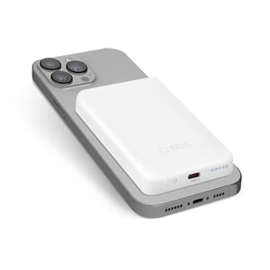 SBS TEBB5000MAG1CW powerbank 5000 mAh Trådlös laddning Vit