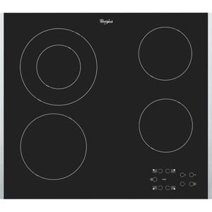 Whirlpool AKT 8130 BA Schwarz Einbau Keramik 4 Kochzonen