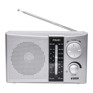Noveen PR451 radio Przenośny Srebrny