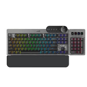 Mountain Everest Max klawiatura Gaming USB QWERTZ Niemiecki Szary