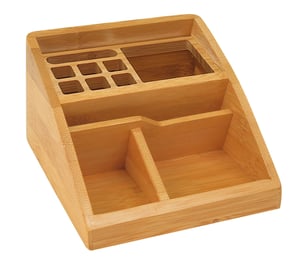 Wedo 61 507 Bamboo Wood Drawer Organizer