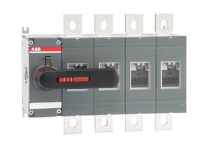 ABB OT630E04K Vridbrytare 4P Svart