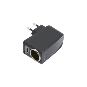 LogiLink PA0046 Ladegerät für mobile Geräte, universell, schwarz, Zigarettenanzünder, USB-Anschluss im Innenraum