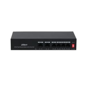 Dahua Technology PoE DH-PFS3006-4ET-36 nätverksswitch Fast Ethernet (10/100) PoE-stöd Svart
