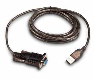 Intermec USB to Serial Adapter Parallel Cable, Black, 1.8 m, USB Type-A to DB-9