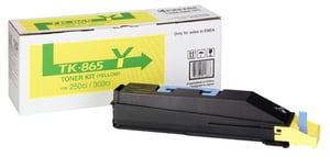KYOCERA TK-865Y Toner Cartridge, 1 pc. Genuine Yellow