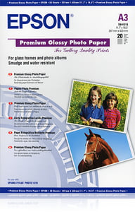 Epson Premium Glossy Photo Paper, DIN A3, 255 g/m², 20 sheets