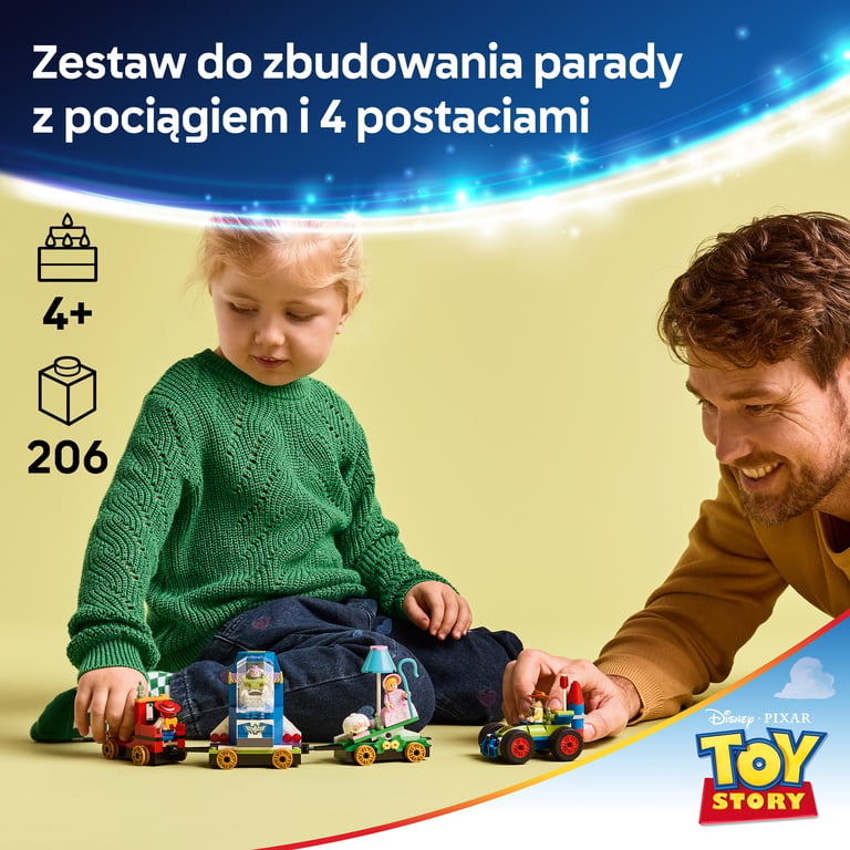 LEGO Disney Toy Story — Okolicznościowy pociąg i Pan Sterowany