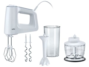 Braun HM 3135 WH 500 W Hand Mixer, White