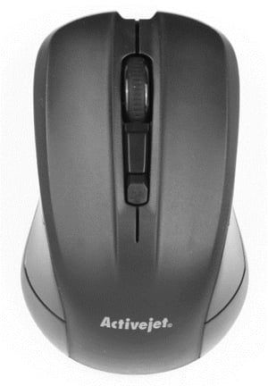 Activejet Mysz bezprzewodowa USB AMY-304W, Zasilanie baterią 1x 1,5V AA