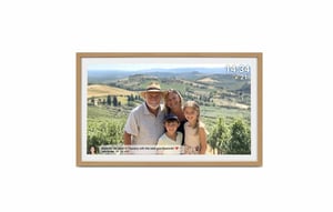 Denver PFF-3263LW cyfrowa ramka na zdjęcia Drewno 80 cm (31.5") Ekran dotykowy Wi-Fi