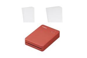 Canon SELPHY QX20 RD Dye-Sublimation Photo Printer, 287 x 287 DPI, 2.8" x 3.3" (7.2 x 8.5 cm), Wi-Fi