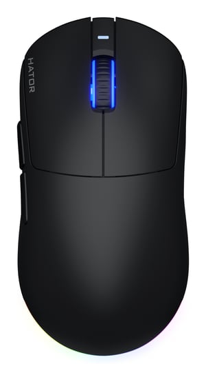 HATOR Quasar 3 Wireless Gaming-Maus, beidhändig, RF Wireless + Bluetooth + USB Typ A, optisch 12000 DPI