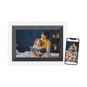Braun DigiFrame 10B digital fotoram Svart, Vit 25,6 cm (10,1") Pekskärm Wi-Fi