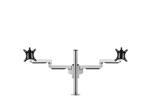 BakkerElkhuizen Filex Galaxy Modular Dual 76,2 cm (30") Skrivbord Svart, Silver