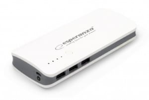 Esperanza EMP106WE Radium 8000 mAh Grå, Vit