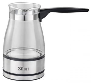 Zilan ZLN8122 czajnik elektryczny 0,5 l 800 W Czarny, Stal nierdzewna, Przezroczysty