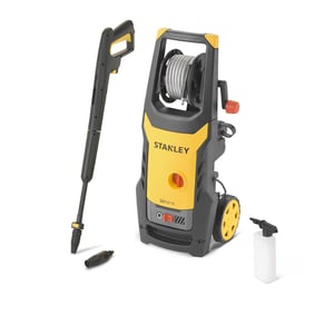 Stanley SXPW16E tryckplatta, rak, 420 l/h, 1600 W, svart, gul