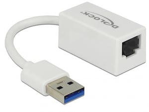 DeLOCK 65905 USB Type-A Docking Station, White