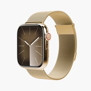 Vonmählen Milanese Loop 2-rem, guld, rostfritt stål