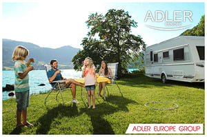 Adler AD 8051 pralka Od góry 3 kg Niebieski, Biały
