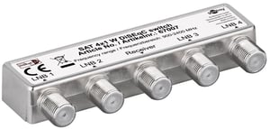 Goobay 67007 Kabelverteiler, silberfarben