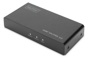 Digitus HDMI® Splitter, 1 x 2, 4K / 60 Hz with downscaler