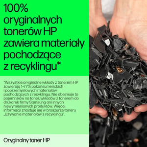 HP Oryginalny wkład z czarnym tonerem 206A LaserJet